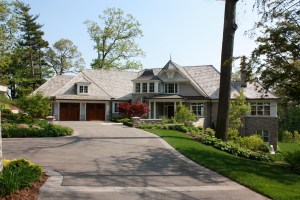 Tapersawn Shakes with Copper flashings